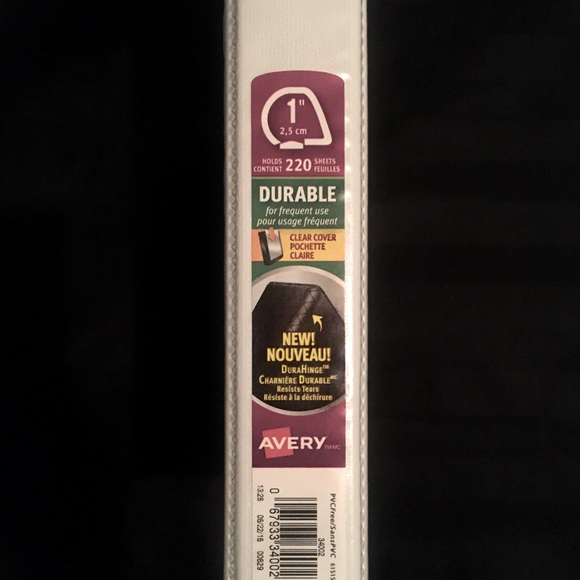 3 White Avery 1” Binders - Picture 6 of 8